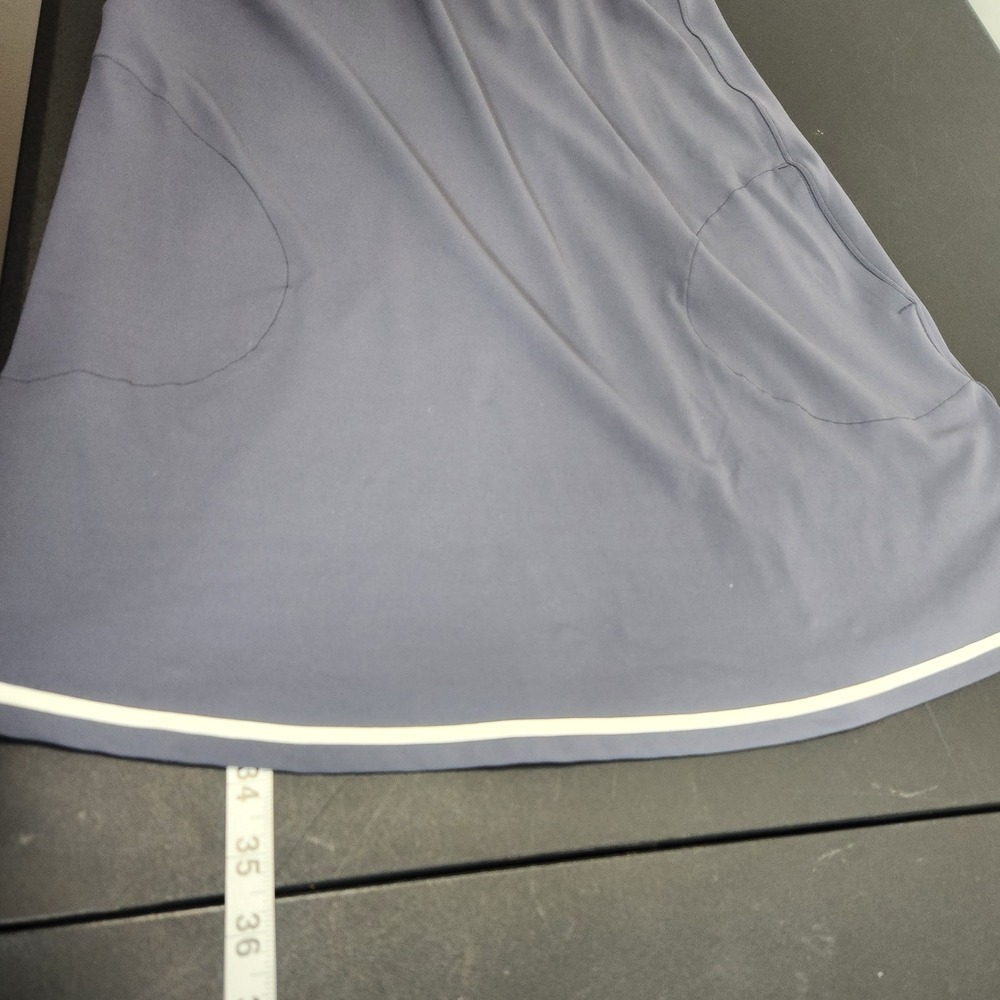 Vuori Volley Gray Active Tennis Pickleball Dress L Mini Womens Sport Pockets - Picture 5 of 9